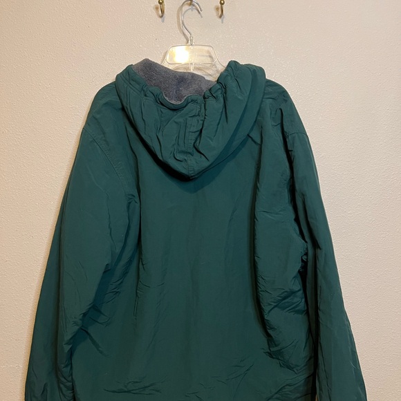 J. Crew Men’s Green Vintage Nylon Anorak Hooded Jacket. Size L - Picture 4 of 5
